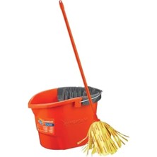 Esranın Dünyası Pratik Sıkmalı Paspas Seti, Yüksek Emici Mop ve Kova