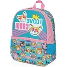 Esranın Dünyası Junior Mini Çanta - Corgi Desenli, Su Geçirmez