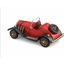 Esranın Dünyası Vintage Metal Dekoratif Araba, El Yapımı Eskitme Tasarım, Retro Biblo