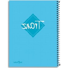 Esranın Dünyası A5 Kareli Defter - 200 Sayfa, Turkuaz Renk