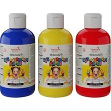 Esranın Dünyası 3'lü Parmak Boyası Seti - Kırmızı, Mavi, Sarı