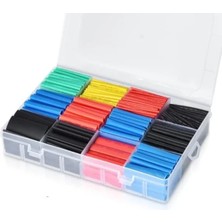 Esranın Dünyası 560 Parça Isıyla Daralan Makaron Seti - Renkli ve Farklı Çaplarda