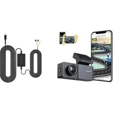 Esranın Dünyası 4K Wifi Araç Kamerası - Dahili Gps ve 24 Saat Park Modu