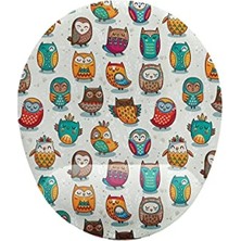 Esranın Dünyası Bilek Destekli Sevimli Baykuşlar Temalı Mouse Pad