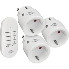 Esranın Dünyası Kablosuz Priz Seti - 3'lü Uzaktan Kumanda ile Kontrol