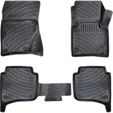 Esranın Dünyası Volkswagen Touareg 4 Bölge Klimalı 2010-2018 Uyumlu 3D Havuzlu Paspas