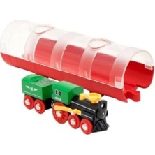 Esranın Dünyası Ahşap Buhar Treni ve Tünel Seti