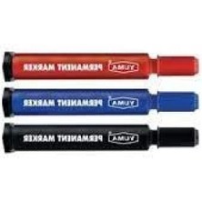 Esranın Dünyası Yuvarlak Uçlu Koli Kalemi Seti - Siyah, Kırmızı ve Mavi Renkler