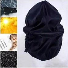 Esranın Dünyası Siyah Deri Su Geçirmez Sele Kılıfı - Scooter Uyumlu