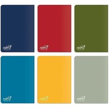 Esranın Dünyası A4 Çizgili Defter Seti - 6 Renkli Karton Kapak