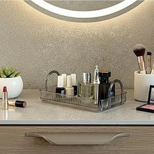 Esranın Dünyası Duman Gri Kozmetik Organizeri - Düzenleyici ve Pratik