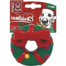 Esranın Dünyası Toksik Olmayan Güvenli Köpek Oyuncağı - Christmas Festive Wreath