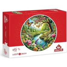 Esranın Dünyası Yuvarlak Tasarım: Monarkın Bahçesi 570 Parça Puzzle