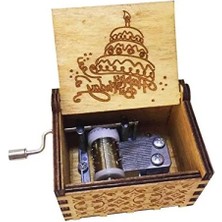 Esranın Dünyası Ahşap Çevirmeli Müzik Kutusu - Iyi Ki Doğdun Teması