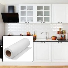 Esranın Dünyası Mat Beyaz Mobilya ve Dolap Kaplama Folyosu 68 cm x 2 Metre