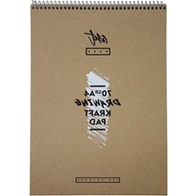 Esranın Dünyası A4 Boyutunda 70 gr Kraft Çizim Bloku