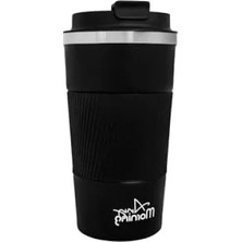 Esranın Dünyası 500 ml Sızdırmaz Paslanmaz Çelik Termos Mug, Kaymaz Silikon Tutuş