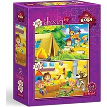 Esranın Dünyası 35 + 60 Parça Tatil Keyfi Çocuk Puzzle