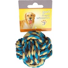 Esranın Dünyası Kaliteli Ipli Top Köpek Oyuncağı, 7.5 cm