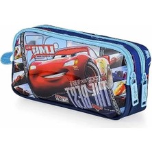 Esranın Dünyası Geniş Hacimli Kalem Çantası - Çift Gözlü, Su Itici Kumaş