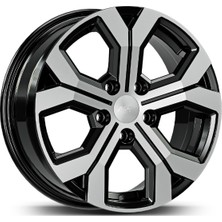 Agt 5X114.3X17 6.5 66.1 ET40 Gloss Black Dıamond Fd (4 Adet)