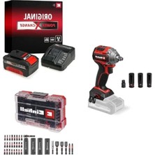 Esranın Dünyası Kömürsüz Akülü Darbeli Somun Sıkma Seti, 18V ve 35 Parça Aksesuar