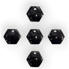 Esranın Dünyası Siyah Tekerlek Bijon Kapağı, 5 Adet, 1Z0601173, 2006-2010 Uyumlu