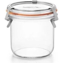 Esranın Dünyası Klipsli Cam Kavanoz Seti - 425 ml (2 Adet)