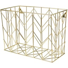 Esranın Dünyası Altın Renkli Tel Askılı Dosya Organizasyonu, Modern Tasarım