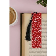 Esranın Dünyası Yılbaşı Temalı Metal Kitap Ayracı - 13.5 cm x 4 cm