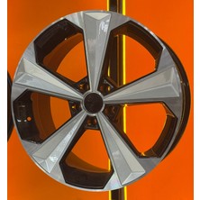 Emr 5X112X19 8.5 19062 Bevyera ET38 72.60 Sılver Black Dıamond () Fd (4 Adet)