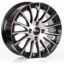Agt 4X100X14 5.5 57.1 ET35 Gloss Black Dıamond Fd (4 Adet)