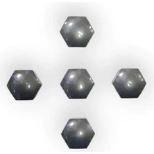 Esranın Dünyası Gri Tekerlek Bijon Kapağı Seti - 5 Adet, 1Z0601173, Skoda Yeti 2010-2013 Uyumlu