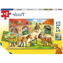 Esranın Dünyası 212 Parça Ahır Temalı Çocuk Puzzle