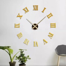 SHC4200 Mey Ithalat® Gold Roma Rakamlı Kendin Yap Duvar Saati