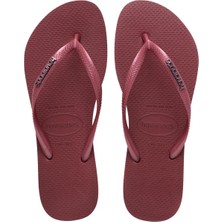Havaianas Vişne Kadın Plaj Terliği Slım Logo Metallıc