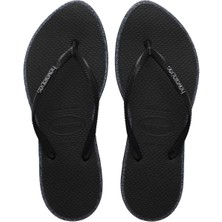 Havaianas Siyah Kadın Plaj Terliği Slım Poınt Glıtter