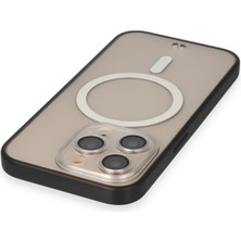 Mey İthalat Mey Ithalat®  iPhone 14 Pro Kılıf Grand Magneticsafe Kapak - Siyah