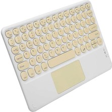 İntora Touchpad Uyumlu Bluetooth Klavye Slim Kablosuz Wifi Q Klavye