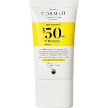 Starseven Cosmed Mineral Spf 50 Çok Hassas Ciltler Için Yüzde Yüz Mineral Filtreli Yüz Güneş Kremi