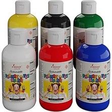 Starseven Ana Renkler Parmak Boyası 6'lı Set 6X250GR
