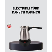 İntora Elektrikli Türk Kahvesi Cezvesi 800W Kablosuz Döner Tabanlı