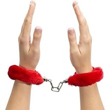 Starseven Tüylü Kelepçe, Fantezi Kelepçesi, Metal Anahtarlı Kelepçe