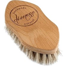 Starseven Dionesse At Kılı Fırçası | 100% Doğal Kayın Ağacı At Yelesi Kıllarından El Yapımı Selülit Fırças