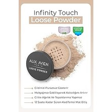 Starseven Alix Avien Ipeksi Toz Pudra - Sabitleyici Etki Mat Bitiş - Loose Powder 03 Apricot