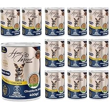 Starseven Yetişkin Tavuklu Jöleli Konserve Mama 400 gr x 12 Adet