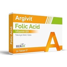 Starseven Argivit Folik Asit B9 Içeren Edici Gıda 30 Tablet