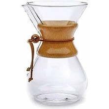 Starseven Epinox Cam Dripper Ekipmanı - Kahve Demleme Aleti - Cam Kahve Demleme - 800 ml - 6 Cup