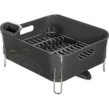 Starseven Bianka Paslanmaz Bulaşıklık Gri KÜÇÜK37*33*17 cm D-14650