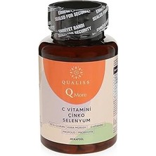 Starseven Qualiss Q More 60 Kapsül C - D, Propolis, Probiyotik, Çinko, Selenyum Içeren Takviy
